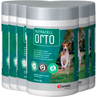 Kit Suplemento Alimentar Champion Nutracell Orto para Cães - 6 Unidades