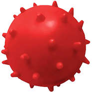 Brinquedo Furacão Pet Bola Maciça Mamona Vermelho - 45 mm
