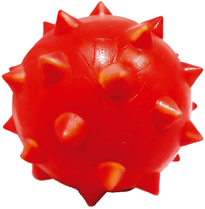 Brinquedo Furacão Pet Bola Maciça Cravo Vermelho - 80 mm