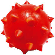 Brinquedo Furacão Pet Bola Maciça Cravo Vermelho - 80 mm