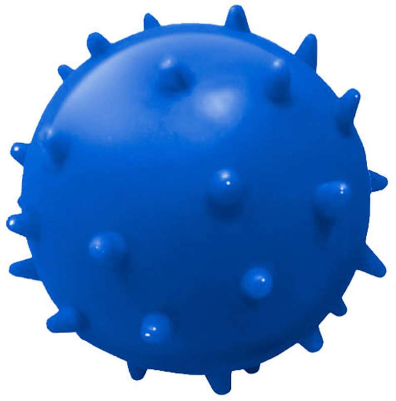 Brinquedo Furacão Pet Bola Maciça Mamona Azul - 60 mm