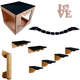 Kit Playground com Arranhador para Gatos