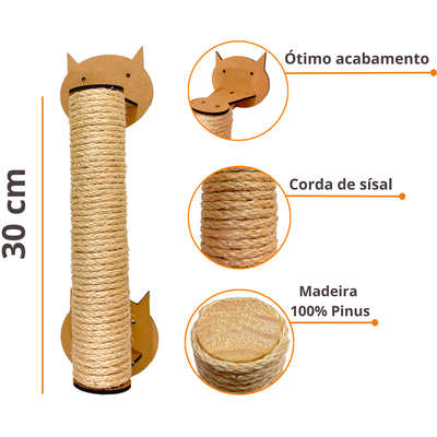 Kit Playground com Arranhador para Gatos
