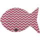 Jogo Americano Peixe Geo Pink