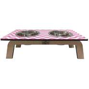 Comedouro Bahamas Geo Pink para Cães e Gatos - Tam. M