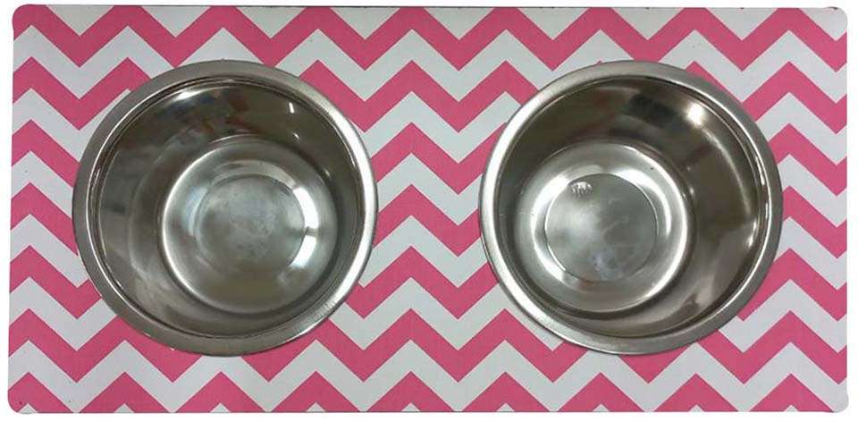Comedouro Bahamas Geo Pink para Cães e Gatos - Tam. G