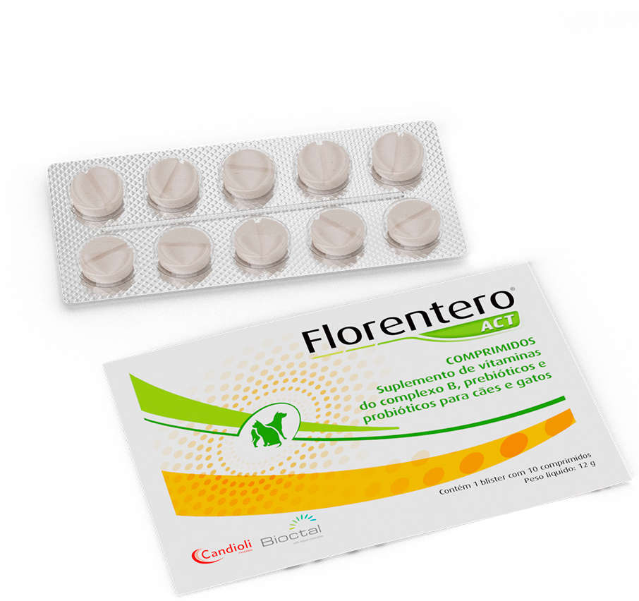 Suplemento Vitamínico Candioli Florentero ACT para Cães e Gatos - 12 g