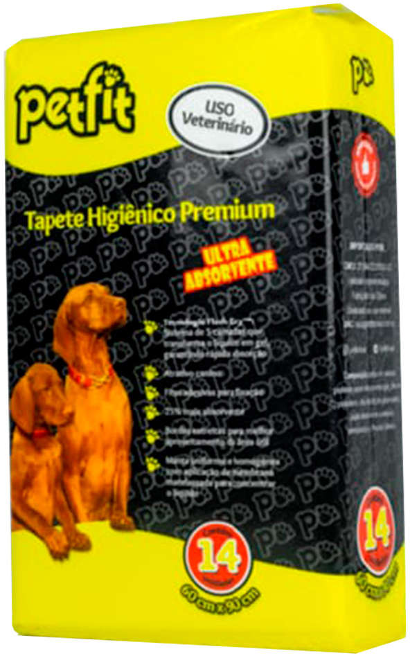 Tapete Higiênico Petfit 90x60 - 14 Unidades