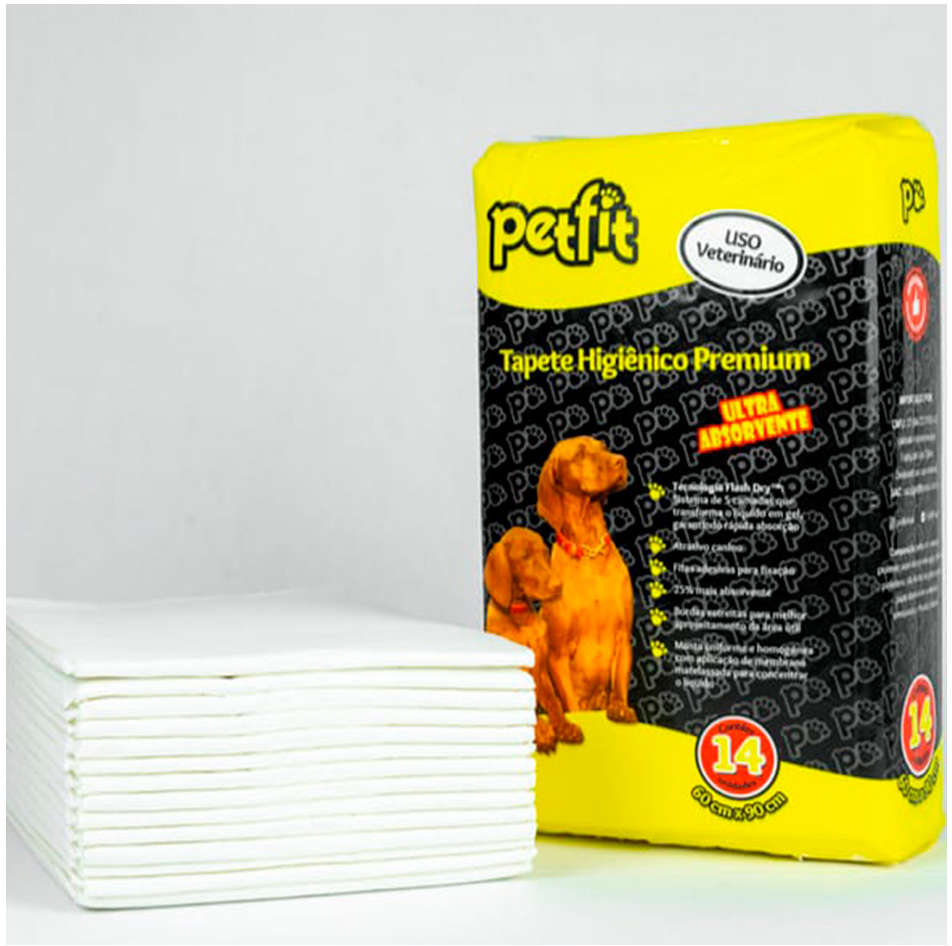 Tapete Higiênico Petfit 90x60 - 14 Unidades
