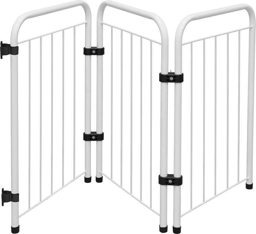 Cercado Portátil Açomix Pet Mix Branco - 105 cm