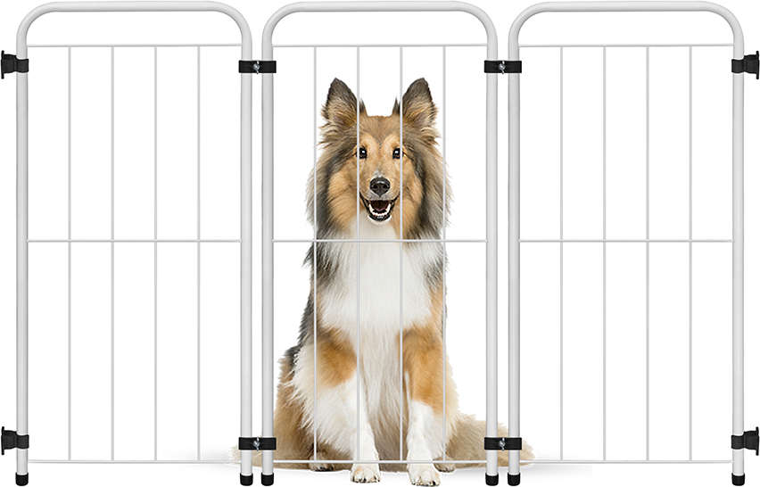 Cercado Portátil Açomix Max Branco - 105 cm
