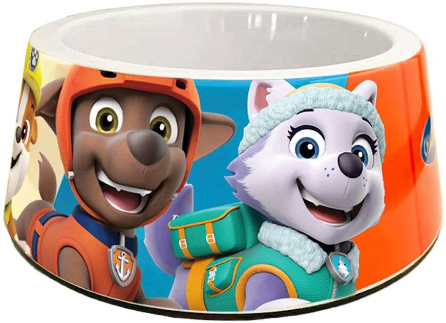 Comedouro Patrulha Canina Laranja para Cães - Tam. M