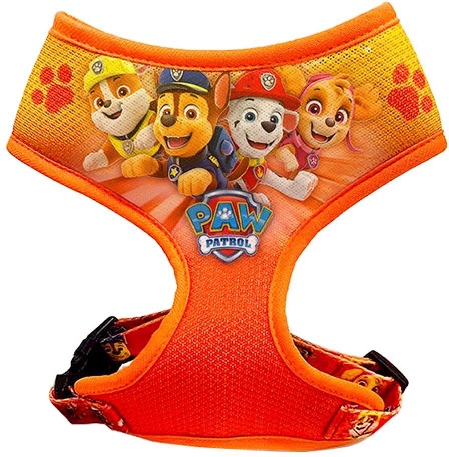 Peitoral Patrulha Canina Laranja para Cães - Tam. M