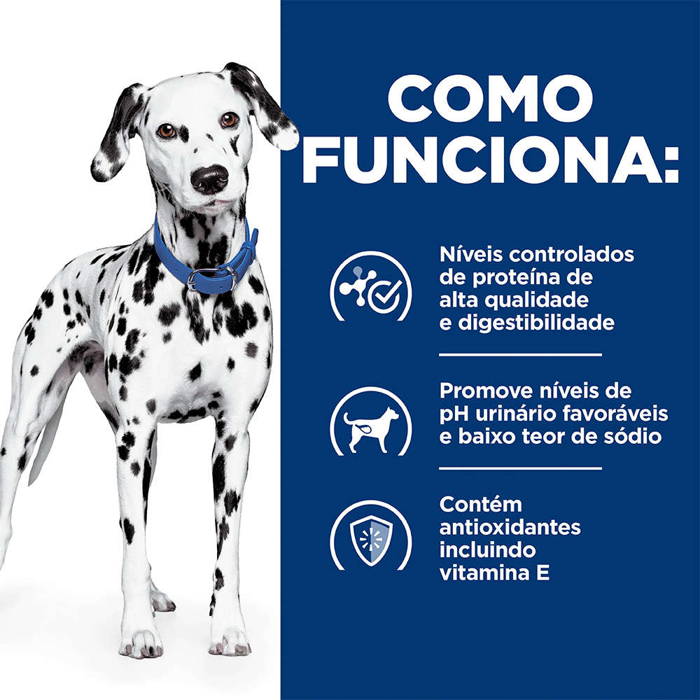 Ração Úmida Hill's Prescription Diet Lata u/d Cuidado Urinário para Cães Adultos - 370 g