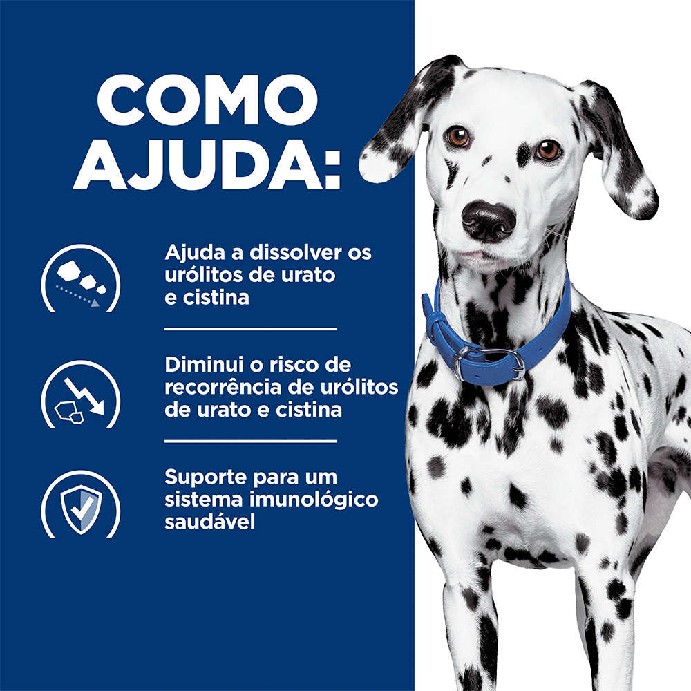 Ração Úmida Hill's Prescription Diet Lata u/d Cuidado Urinário para Cães Adultos - 370 g