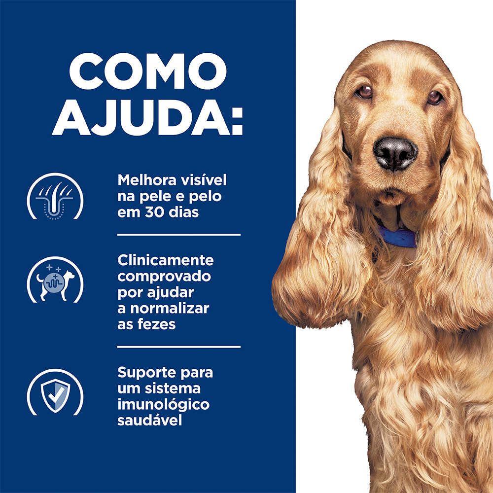 Ração Úmida Hill's Prescription Diet Lata z/d Alergia Alimentar e Pele para Cães Adultos - 370 g