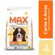 Ração Seca Max Carne e Arroz para Cães Filhotes de Porte Médio e Grande