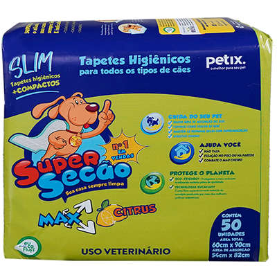 Tapete Higienico Super Secão Slim Max Citrus | Petlove