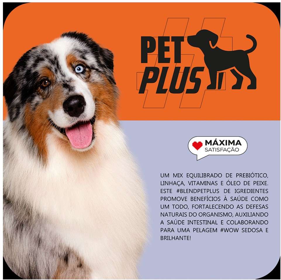 Ração Seca Max Carne e Arroz para Cães de Porte Médio e Grande - 20Kg