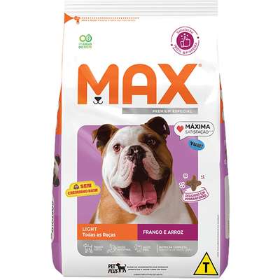 Ração Seca Max Light Frango e Arroz para Cães | Petlove