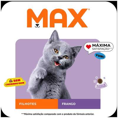 Ração Seca Max Frango para Gatos