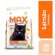 Ração Seca Max Salmão para Gatos Castrados