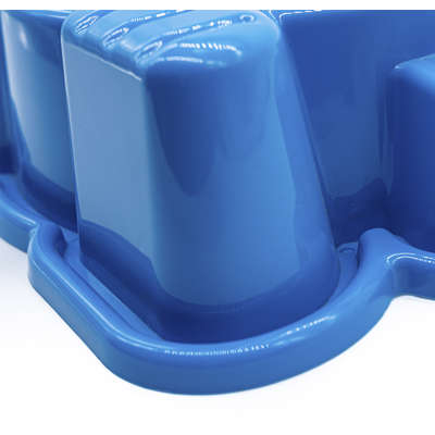 Comedouro Pet Injet Dog Face Azul - 600 mL