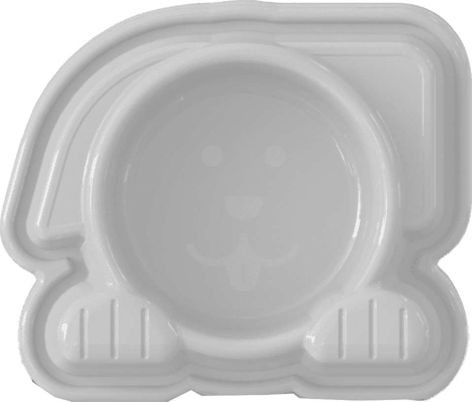 Comedouro Pet Injet Dog Face - Branco