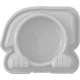 Comedouro Pet Injet Dog Face Branco - 600 mL