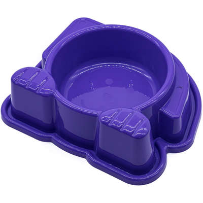 Comedouro Pet Injet Dog Face Lilás - 600 mL