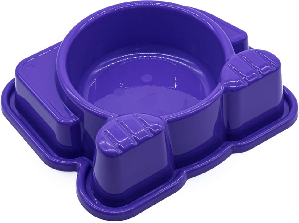 Comedouro Pet Injet Dog Face - Lilás