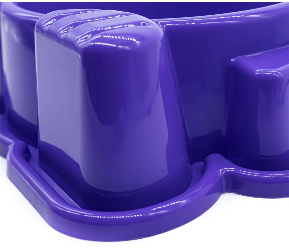 Comedouro Pet Injet Dog Face - Lilás
