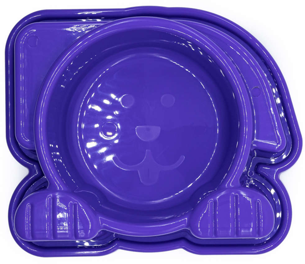 Comedouro Pet Injet Dog Face - Lilás