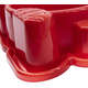 Comedouro Pet Injet Dog Face Vermelho - 600 mL