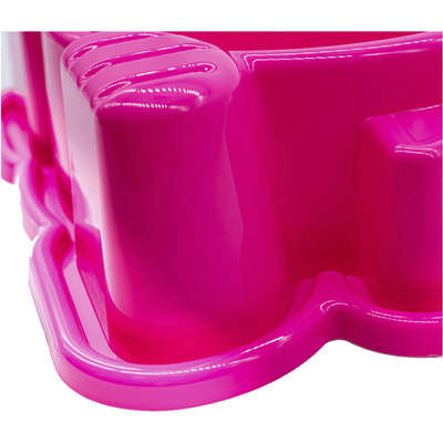 Comedouro Pet Injet Dog Face Rosa - 600 mL