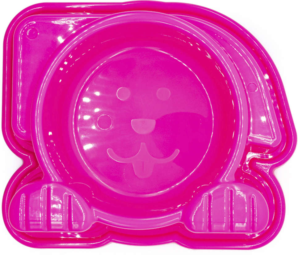 Comedouro Pet Injet Dog Face - Rosa