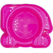 Comedouro Pet Injet Dog Face - Rosa