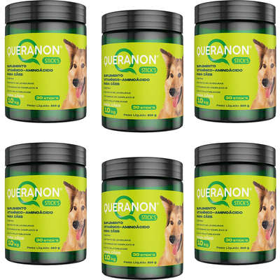 Suplemento Vitamínico Aminoácido Avert Queranon Stick's para Cães