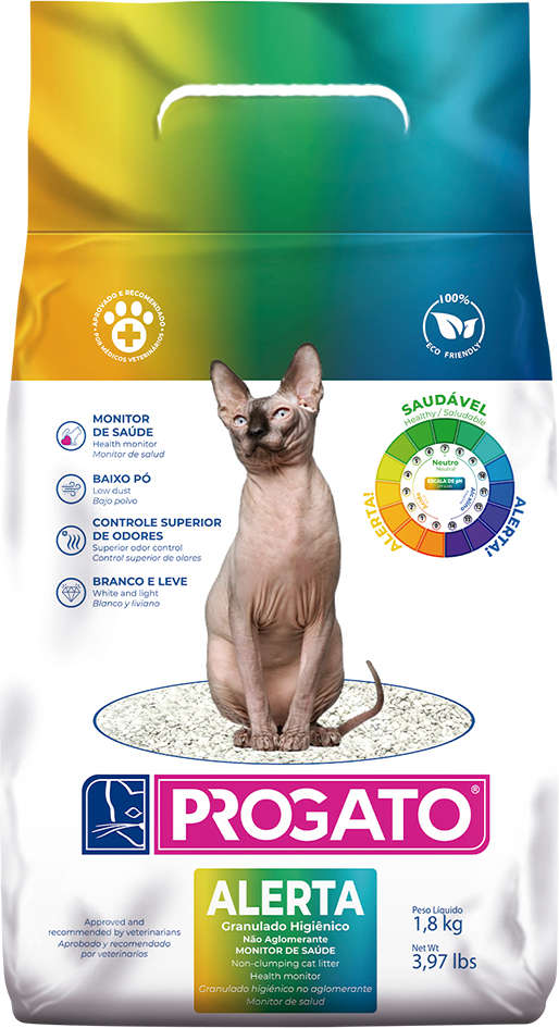 Granulado Higiênico ProGato Alerta - 1,8Kg