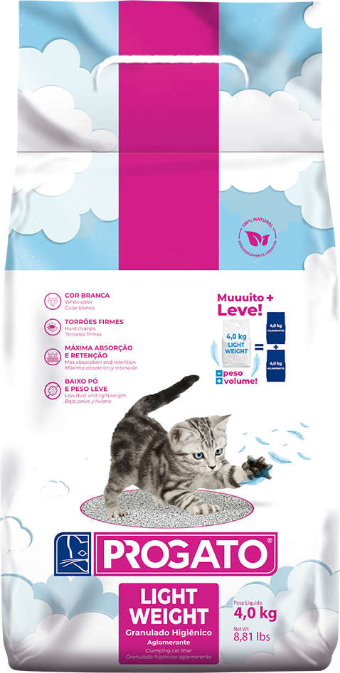 Granulado Higiênico ProGato Light Weight - 4Kg