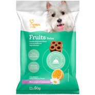 Petisco Papaya Pets Fruits Relax para Cães Adultos Sabor Maracujá - 60g