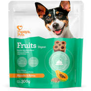 Petisco Papaya Pets Fruits Digest para Cães Adultos Sabor Mamão - 300g