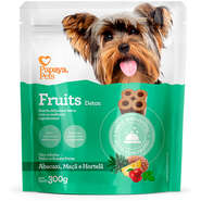 Petisco Papaya Pets Fruits Detox para Cães Adultos Sabor Abacaxi - 300g