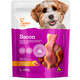 Petisco Papaya Pets Bacon para Cães Adultos Sabor Bacon com Queijo