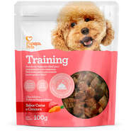 Petisco Papaya Pets Training para Cães Adultos Sabor Carne e Cenoura - 100g