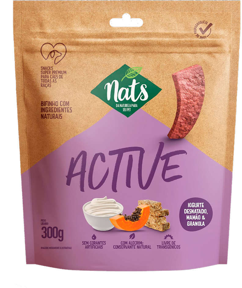 Bifinho Nats NatDigest para Cães Sabor Carne - 300g