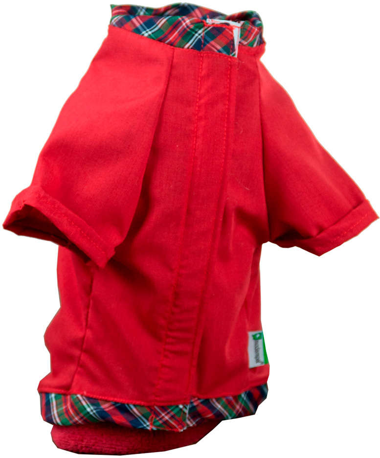Camiseta com Bolso ModernPet Festa Junina Vermelho - Tam. EG
