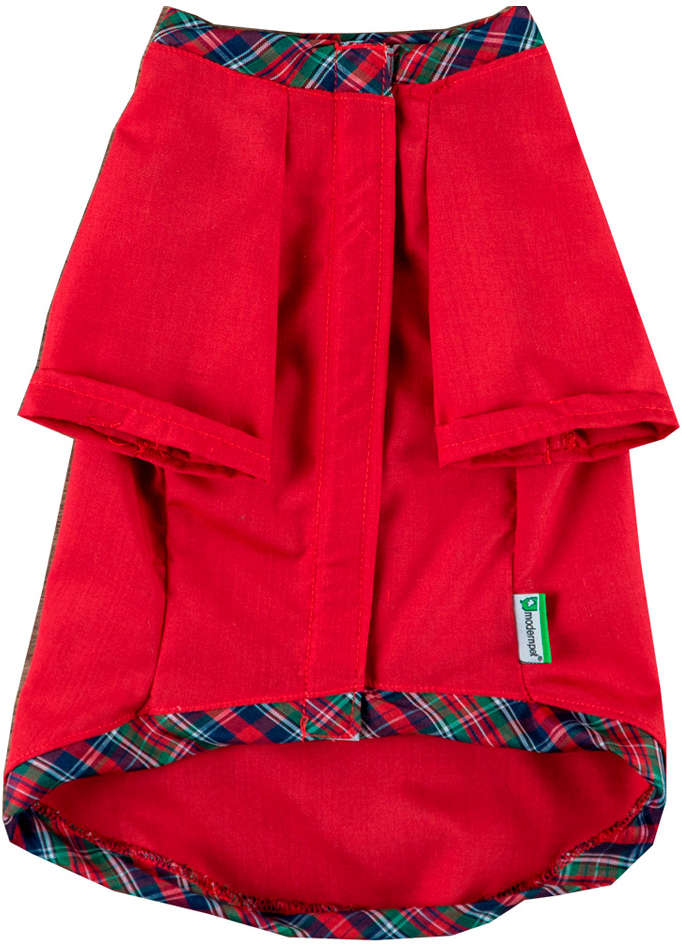 Camiseta com Bolso ModernPet Festa Junina Vermelho - Tam. EG