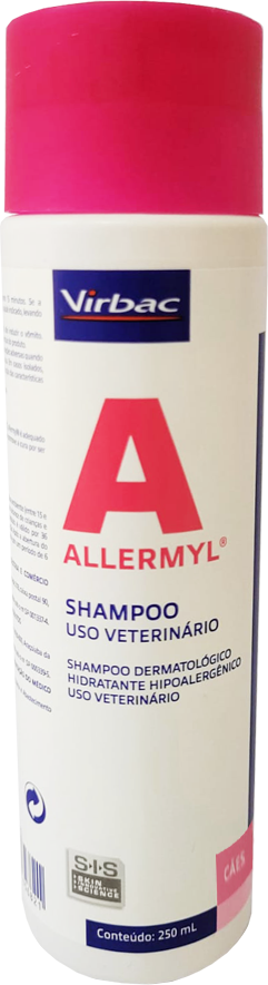 Shampoo Dermatológico Virbac Allermyl Hidratante Hipoalergênico SIS - 250 mL