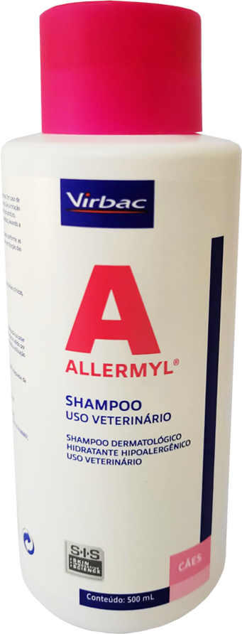Shampoo Dermatológico Virbac Allermyl Hidratante Hipoalergênico SIS - 500 mL